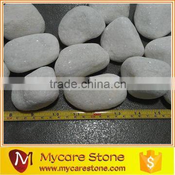 Wholesale hot sale white natural pebble