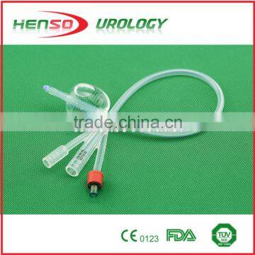 Three way (3 way) Standard Silicone Urethral Catheter