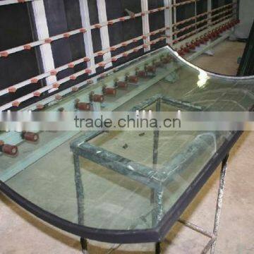 6+9A+6 curved double glazed glass