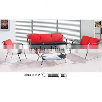 high quality office Shape sponge leisure sofa set 30584-16214A