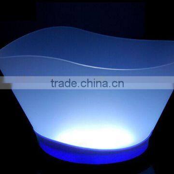 Plastic Ice Bucket/cooler Bucket/LED Bottle Holder Bucket