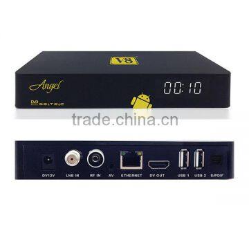 2015 NEW Arrival Andriod Combo DVB-S2+T2+Cable V8 Angel Satellite Receiver Built in Bluetooth and WiFi Support IPTV & VOD photo-4