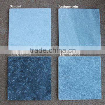 Vietnamese Crystal Blue Stone Antique-tumbled photo-2