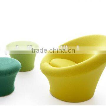 modern style cashmere wool mushroom shaped easy chairs for sale