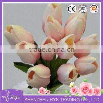 Tulip Artificial Flower Latex Real Touch Bridal Wedding Bouquet Home Decor