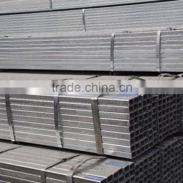 Q235 75*75 Square ASTM A500 Galvanized Steel Pipe