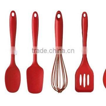 Silicone kitchen utensil set