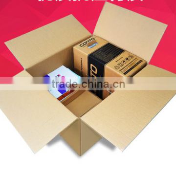 small strong brown Corrugated Box /packaging shipping folding box /corrugated storage box