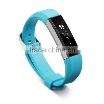 OEM Colorful Replacement Band Wristband Strap Bracelet With Metal Claps and Secoure Rubber Fasteners For Fitbit Alta