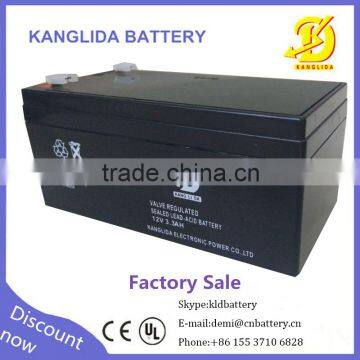 12v 4ah sealed lead acid battery from Kanglida China manufacturee