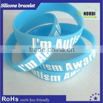 Cheap custom silicone hand band wristband as business gift