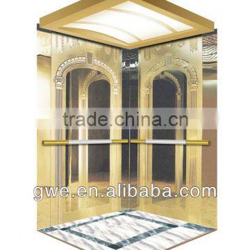 Stainless steel hailine finish lift elevator car