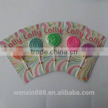 cute fancy promotional 3d lolly eraser