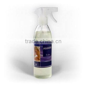 Freshener For Textile And Fabric, With Mandarin, Neroli, Violet and Rosewood. Private Label Available. Made in EU