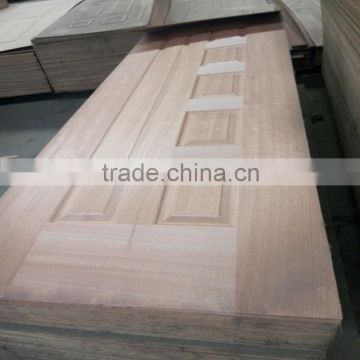 HDF natural veneer door skin for sale/laminate door skin