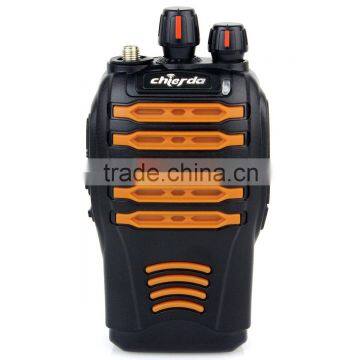 yellow Dustproof Waterproof IP66 Walkie Talkie CHIERDA CD-528 UHF 400-470MHz 5W Stop Noise Monitor Urgent Alarm Two Way radio