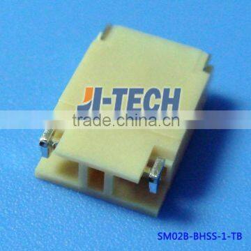 3.5mm pitch wire to board connector BHS series JST crimp connector SM02B-BHSS-1-TB shrouded header 2 pin