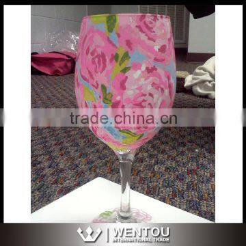 Lilly Inspired Wine Glass