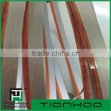 high gloss 3D edge bands bi-color 3d acrylic edge banding