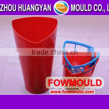 Custom shape plastic flower pot injection mould for garden