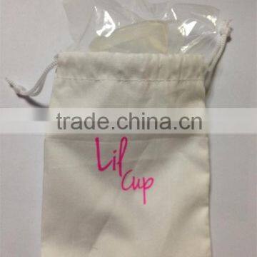 Transparent Shined Surface and Soft Reusable Cups for Lady Menstrual Period Wholesale photo-2