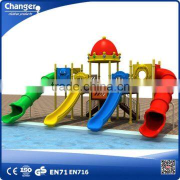 newly designed plastic tube slide children play outdoor playground