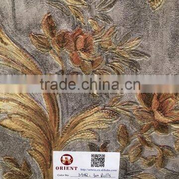 2015 Dubai Big5 Hot Sale Ancient Style PVC Waterproof Designs Wallpaper