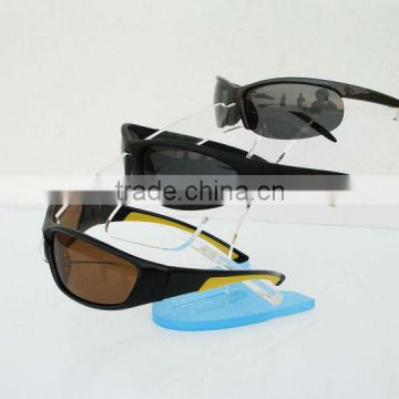 Yacht shaple 3 pairs Sunglass display stand PMMA