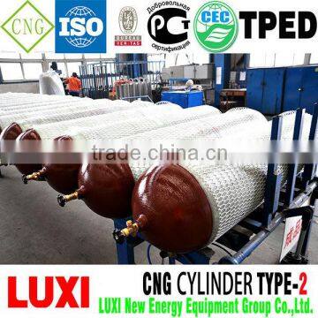 CNG composite gas cylinder for vehicles