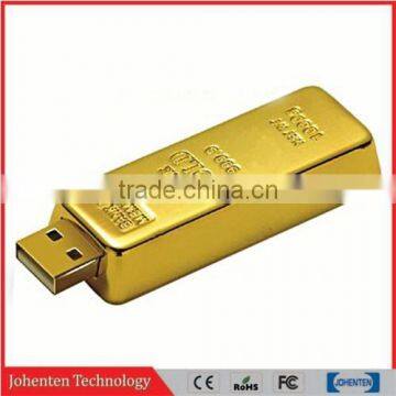 Alibaba Novely Gold Bar USB Flash Drive Laser Logo