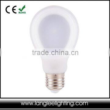 Plactic 100-240VAC E27 LED 12W 360Degree E27