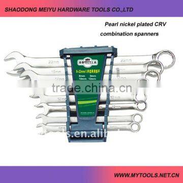 14pcs Satin Finish combination wrench spanner set