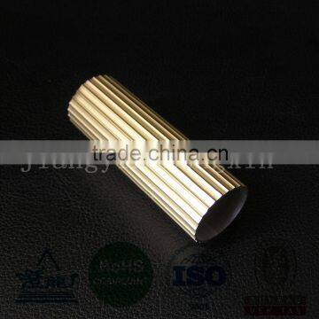 Low price gold anodizing extrusionaluminium profile of aluminum pipe