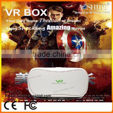 hot view 3D Movie headset portble funny gift google cardboard vr box