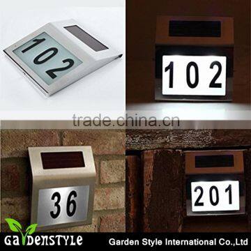 led light home, house address number light for home, solar power led lights for home