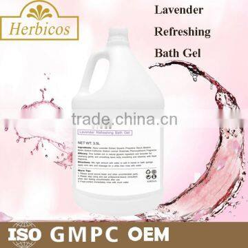 Lavender Refreshing Bath Gel/Private Label Shower Gel 1000ml photo-2