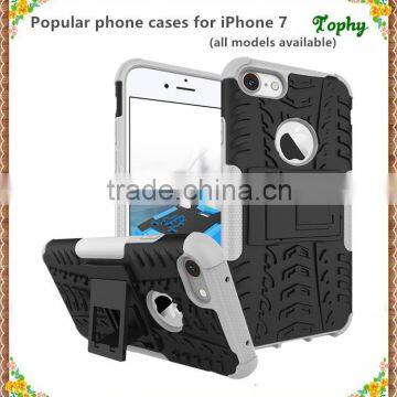 Cell Phone Case Protective Back Cover Durable Shockproof Rubber Armor Kickstand Hard Stand For Iphone 6 7 7 Plus photo-6