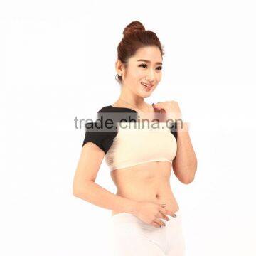 Heat therapy elastic adjustable shoulder support brace posture correction shoulder support belt