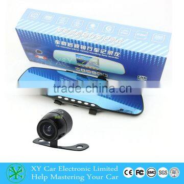 4.3'' rearview mirror DVR,170 degree,night vision and waterproof reverse camera XY-9045