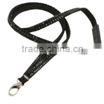 Rhinestone Lanyard With Breakaway