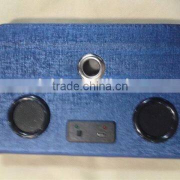 Top sale blue 360 rotation universal tablet case with speaker