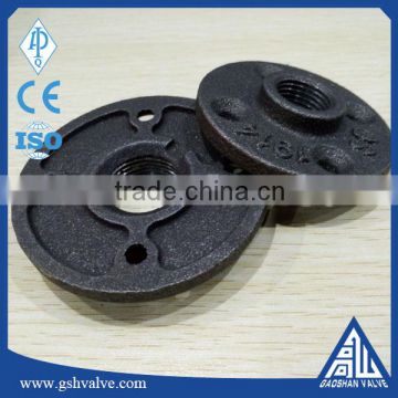 3/4"dn20 black iron pipe fitting floor flange