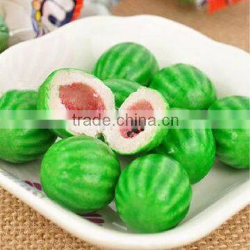 watermelon shape&flavoured bubble gum ball