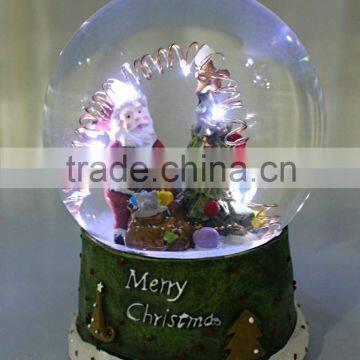 2016 New ChristmasSanta Snowman Water Snow Globe With Music Box and LED Light photo-4