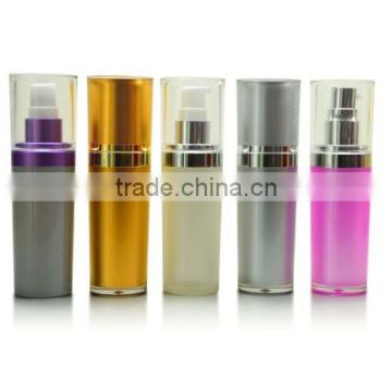 Elegant acrylic lotion bottle plastic bottle cosmetic packaging cone shape serum bottle