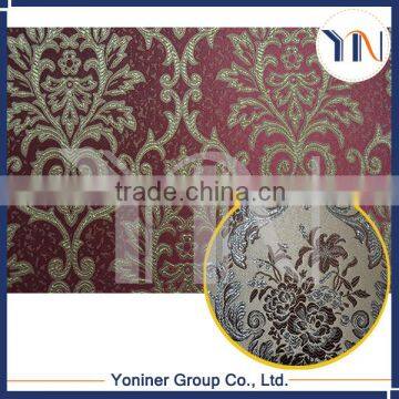 100% polyester fabric covering wall fabric/ wall decoration fabric/double wall fabric