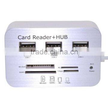 7in1 USB Hub Memory Card Reader For IPad4/iPad Mini