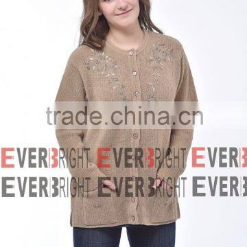 women casual cardigan long sleeve lady sweater