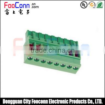 5.00 pitch plug-in green color female type terminal blocks connector