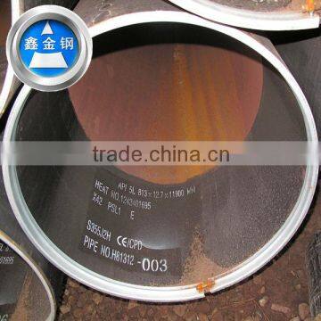 API 5L X42 LSAW pipe OD: 813mm WT:12.7mm L:11.9M